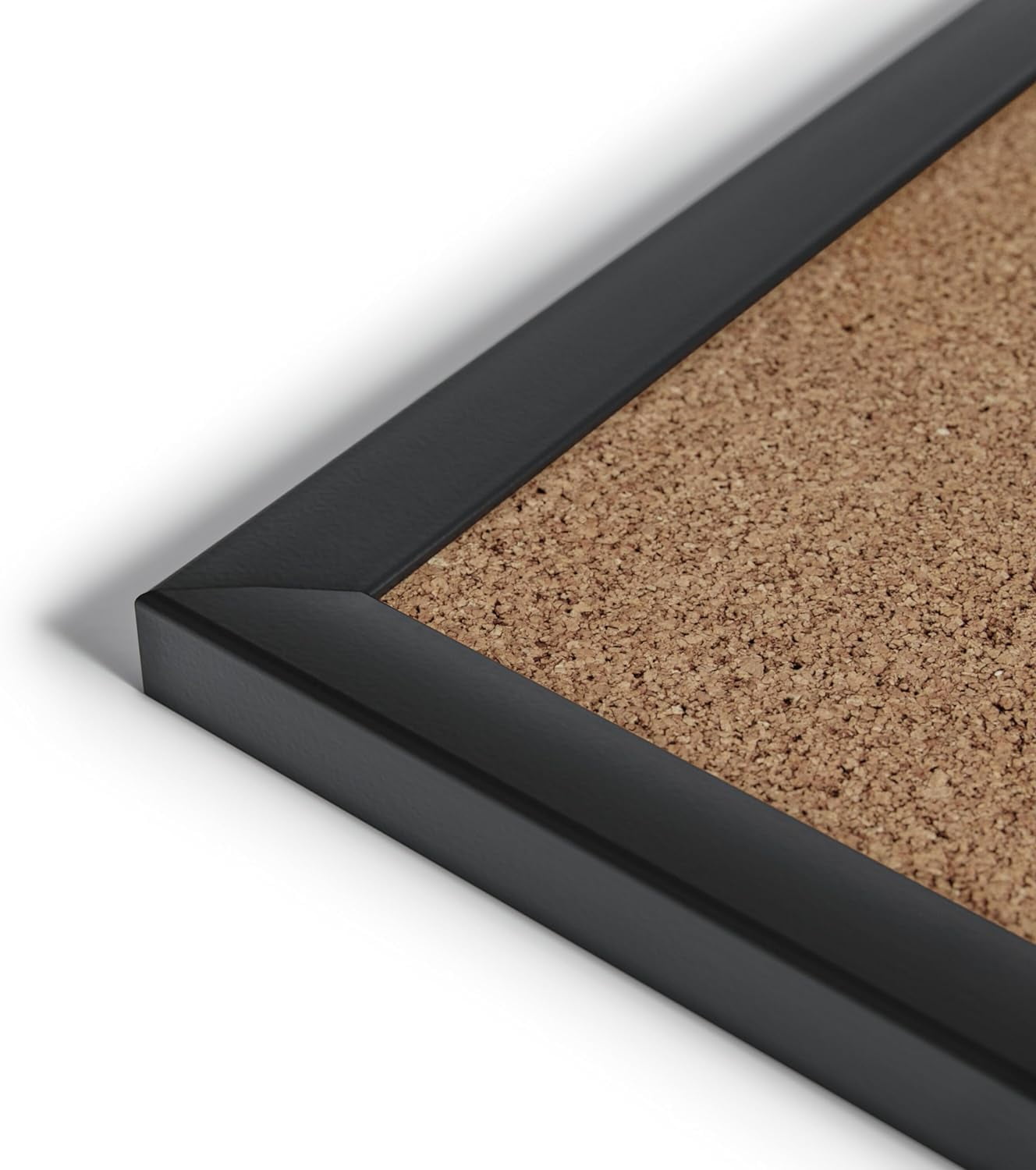 U Brands Cork Bulletin Board, 24inch x 36inch, Black Wooden Frame: Office Supplies