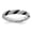 Black, variant on Fine Jewelry 925 Sterling Silver Polished Black Enameled Ring for Women Size 9