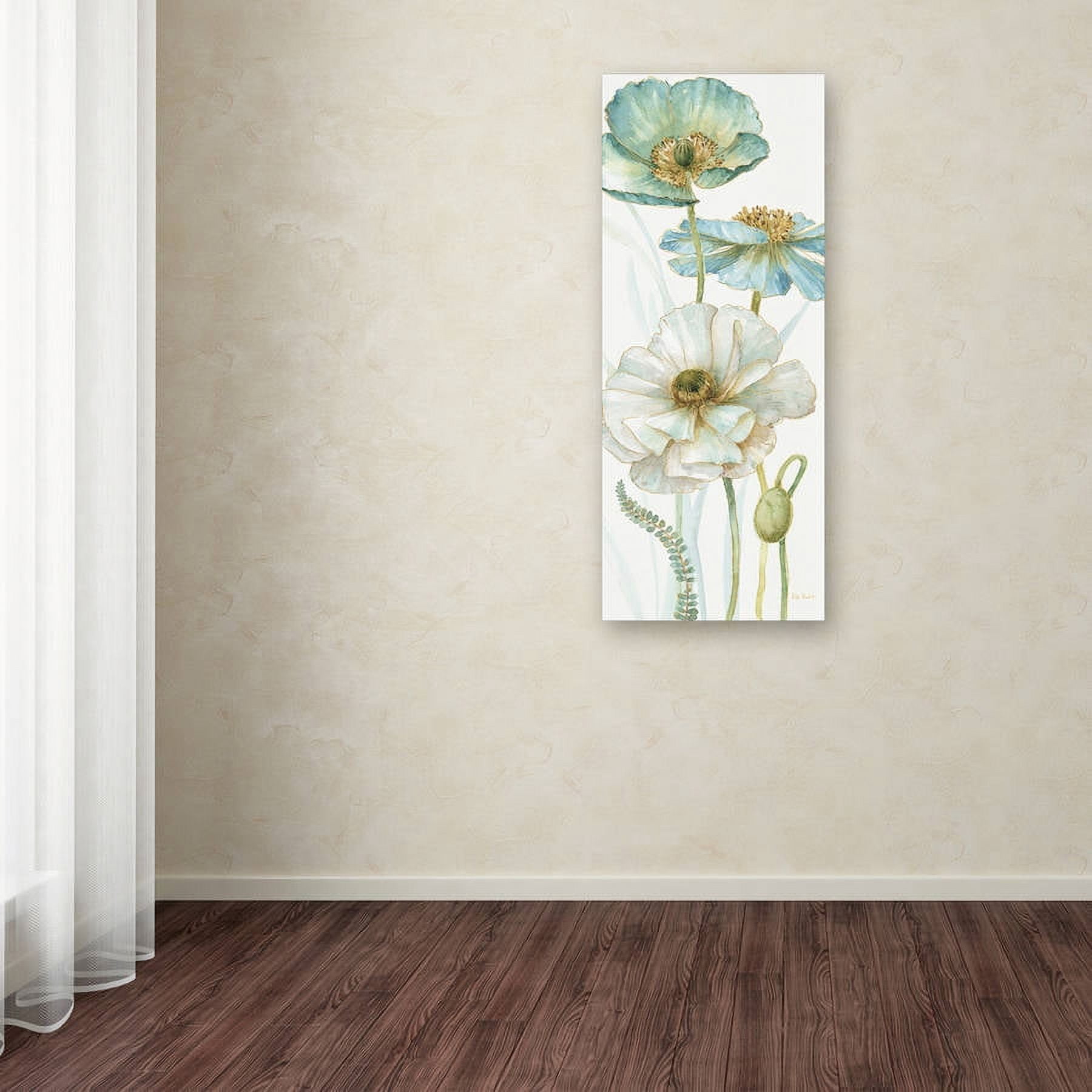 Trademark Fine Art Lisa Audit My Greenhouse Flowers VIII Canvas Wall Art - 20x47