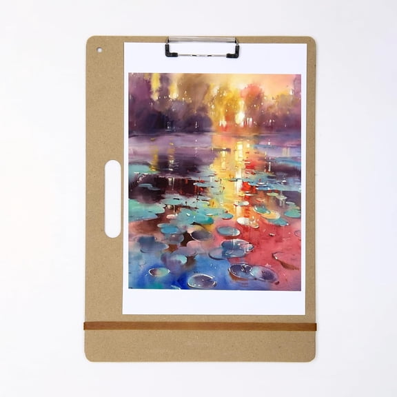 Portable Drawing Sketch Board with Comfort Handle Sturdy Clipboard Art Painting Pad Board Professional Art Supplies for Artists Adults Students