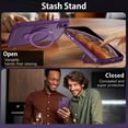 thumbnail image 5 of for iPhone Xs Max Case  with Ring Stand[Compatible with Magsafe], Full Body Protective Cover Slim Shockproof Kickstand Phone Case for Apple iPhone Xs Max 6.5", Deep Purple, 5 of 16