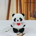 thumbnail image 5 of LGHDIWN 9.8" Panda Stuffed Animals Plush, Cute Plushies for Animal Themed Parties Teacher Student Award, Animal Toys for Baby, Boy, Girls, Great for Nursery, Room Decor, Bed, 5 of 9