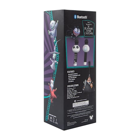 Halloween Bluetooth LED Karaoke Microphone with Echo Control