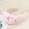 thumbnail image 6 of Unique Bargains 1 Pc Lace Wide Headbands for Women Pink, 6 of 6