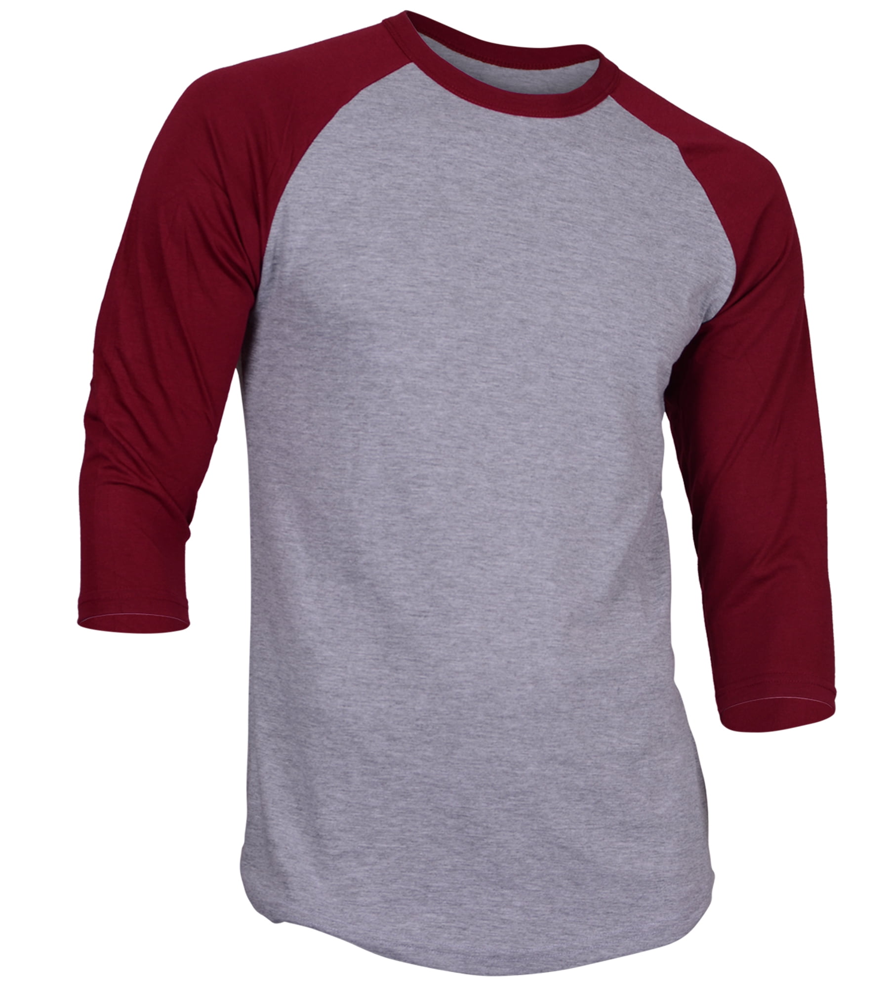 Dream USA Men's Casual 3/4 Sleeve Baseball Tshirt Raglan Jersey Shirt