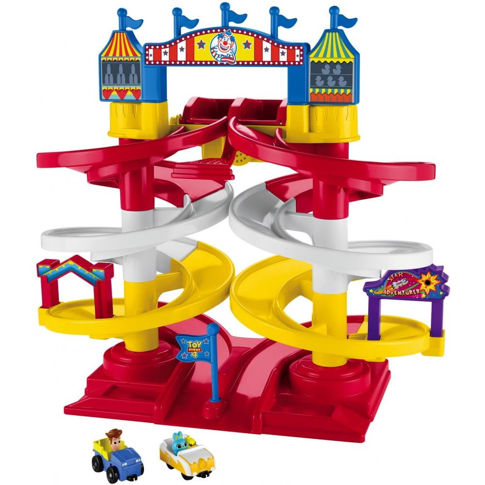 Disney Pixar Toy Story Carnival Spiral Speedway Playset