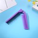 thumbnail image 5 of Peine de masaje antiestático con cepillo de bolsillo para barba plegable para hombres y mujeres (púrpura) Tmvgtek Cuidado Belleza, 5 of 9