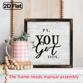 thumbnail image 6 of 1pc You Got This Motivational Wooden Sign - Rustic Desk Decor or Wall Art with Black Lettering, Vintage Office Decoration for Home, Classroom, Gym, Encouragement Gift Idea, 8*8in, 6 of 9