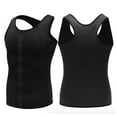 thumbnail image 5 of Tersarium Comfortable Breathable Slimming Vest Waist Compression Muscle Shirt Training Corset Body Fitness Shaper for Man Size 4XL (Black), 5 of 10