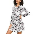 thumbnail image 3 of joogoo Flowers Women's Long Sleeve Nightgown Sleepwear L, 3 of 8