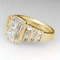 thumbnail image 5 of Charm 925 Silver,Gold Plated Ring Cubic Zircon Anniversary Gifts Sz 6-10, 5 of 7