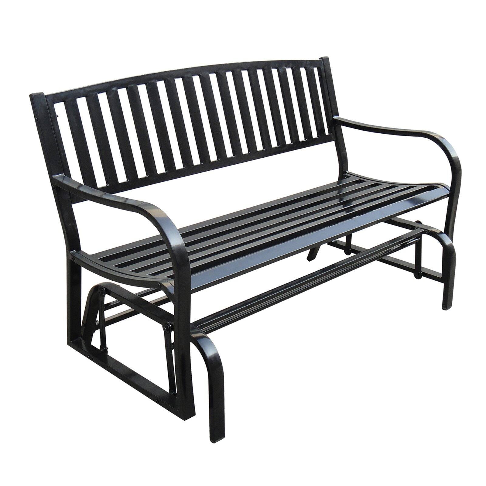 Abble Steel Glider Garden Bench