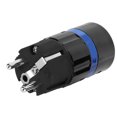 thumbnail image 2 of Enchufe de alimentación chapado en rodio de cobre puro para cable de alimentación de audio HIFI Enchufe europeo 100-250 V (E104R (enchufe macho)), 2 of 5