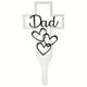 thumbnail image 1 of Estaca de cruz de metal, estatua de duelo, regalos conmemorativos, decoraciones de patio, familiares MDOD02, 1 of 8