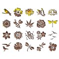 thumbnail image 2 of Hot6sl Ofertas Del Día Plantillas de Flores Grandes para Vallas de Jardín: Decoración de Bricolaje 2024 Nueva Plantilla Floral Reutilizable para Pintar Sobre Patrones de Setos de Pared de Madera, 2 of 6