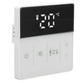 thumbnail image 4 of Termostato inteligente con control por voz, control de temperatura con WiFi y pantalla táctil, 90-240 V, para uso doméstico, en blanco y negro, 4 of 8