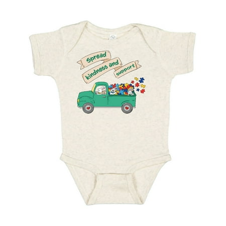 

Inktastic Spread Kindness and Support Autism Bunnies Gift Baby Boy or Baby Girl Bodysuit