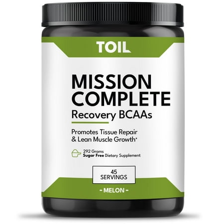 Mission Complete - BCAA Post Workout Supplement Builds Lean Muscle Mass, Endurance & Recovery from Toil, a Veteran Owned Company