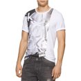 thumbnail image 1 of Calvin Klein - Camiseta gráfica para hombre con logotipo sólido, color blanco, extragrande Calvin Klein Camiseta gráfica, 1 of 1