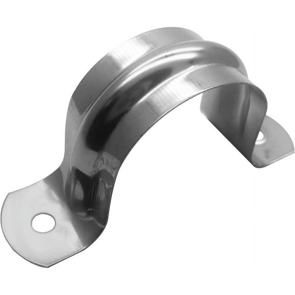 1.5inch Stainless Steel Pipe Strap Clamp, Heavy Duty U Bracket Tube Clip, Secures Conduit, 20Pcs