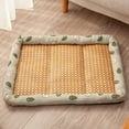 thumbnail image 4 of Dogs Bed Calming Cats Bed Dogs Pet Beds Cats Dog Bed Summer Coolin G Bed Puppy Pet Mat Pad House Comfortable Padded Soft Mat Pet Beds For Sleeping, As Show(S), 4 of 7