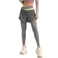 thumbnail image 3 of CAIXIA Women Skirted Full Length Leggings with Pockets,Tennis Skorts Skirts with Leggings Yoga Skorts, 3 of 7