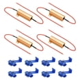 thumbnail image 1 of Resistor de Carcasa de Aluminio de 50W 6 Ohm 4Pcs Resistores de Carcasa de Aluminio con Clips Carcasa de Resistores de Alambre de Tornillo, 1 of 6