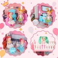 thumbnail image 3 of Dollhouse GirlDiary Dream, de 4 pisos, 11 habitaciones con 4 muñecas y accesorios, 3 of 8