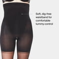 thumbnail image 3 of Faja SPANX de Cintura Alta y Medias Transparentes hasta el Muslo en Negro E, 3 of 6