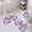 Purple, variant on Purple Lavender Bath Mat 3 Piece Bathroom Rug Set, Farmhouse Pastoral Botanical Floral Non Slip Bath Rug Contour Mat and Toilet Lid Cover, Absorbent Shower Mats Soft Bath Rugs and Mats Sets