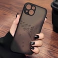 thumbnail image 3 of Funda de teléfono negra de principito, cubierta trasera transparente mate para iPhone 15, 14, 13, 12, 11, Mini Pro Max, X, XR, XSMax, 7, 8 Plus, 3 of 5
