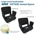 thumbnail image 2 of Asiento de estadio TOPSKY serie XY-CR-693 con respaldo, paquete de 2, 2 of 7