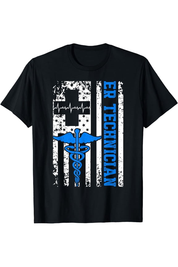 t-shirt ER Technician Skills Emergency Room Tech T-Shirt mens t shirtblackwomenfunnymisfitsmenjourney