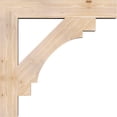 thumbnail image 3 of Ekena Millwork 5 1/2"W x 36"D x 36"H Merced Block Smooth Bracket, Douglas Fir, 3 of 25