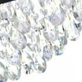 thumbnail image 5 of CWI Lighting Dash 4 Light Drum Shade Metal Flush Mount Light in Chrome/Black, 5 of 5