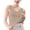 Khaki, variant on Womens Tops Women Loose Fit Seamless Ice Silk V Neck Sleeveless Tank Tops Soft Cooling Breathable Base Layer Undergarment Light Thin Summer Inner Shirts For Casual Daily Grey XL