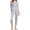 Gray, variant on Women Silk Long Underwear V Neck Mulberry Silk Base Layer Long Johns Thermal Underwear Sets