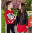 thumbnail image 6 of DolliBu I Love You Plush Super Soft Snug-Mooshies Standing Shark - Cute Stuffed Animal Shark with Red Heart Plush for Valentines, Anniversary, Romantic Date, Boyfriend, or Girlfriend Gift - 10 Inches, 6 of 6