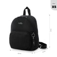thumbnail image 3 of TOTTO Mochila Extra chica para Mujer | Escuela - Oficina - Viaje | 7 L BALTRA negro Extra chica, 3 of 6