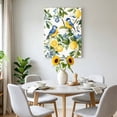 thumbnail image 6 of Canvas Wall Art Lemon Bird Canvas Art Print Fruit Leaves Branch Vintage Watercolor Pictures Wall Decor for Living Room Bedroom Artwork Decorations Stretched Framed Ready to Hang 8"x10", 6 of 9