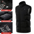 thumbnail image 3 of Bellella Electric Heated Vest Coat Heated Jacket USB Battery Pack, Infrared Heating Pad Clothes Outwear Body Warmer Winter Warm Up Women Mens, 3 of 10