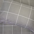 thumbnail image 3 of Loft Collection Modern Window Pane Soft Microfiber Sheet Set, 3 of 4