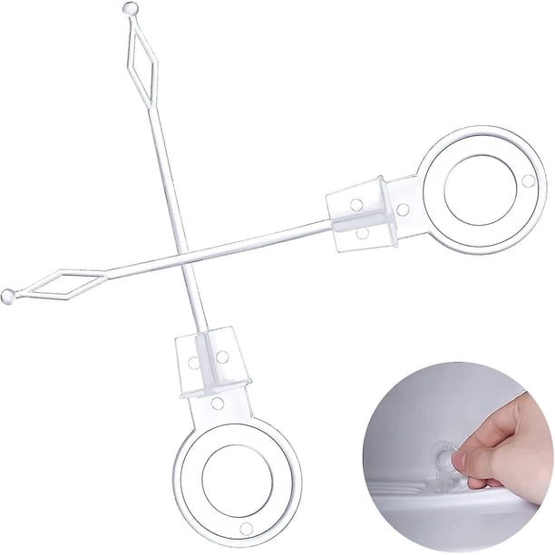 2 piezas Universal Frigorífico Congelador Orificio de drenaje Émbolo Refrigeración Émbolo, Orificio de drenaje para refrigerador Herramienta de limpieza de émbolo de plástico Accesorios para