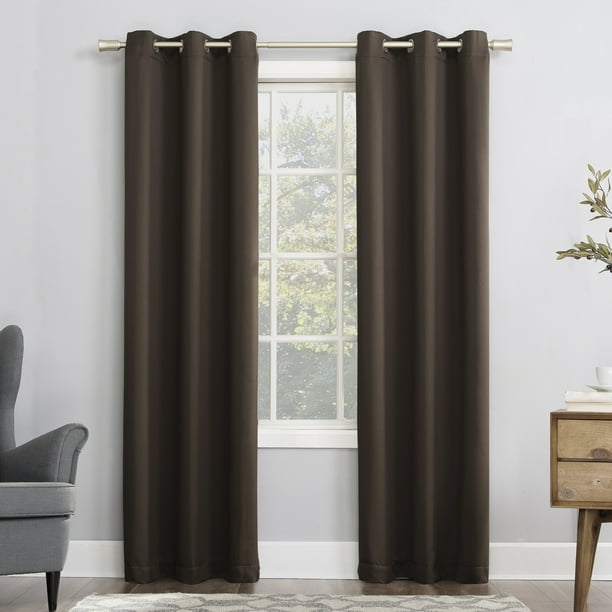 Sun Zero Nolan Energy Efficient Blackout Grommet Curtain Panel