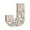 J, variant on 5 Inch Floral Wooden Letters for Crafts,Unfinished Wood Letters with Flower Cutout,Decorative Alphabet Letters for Wall Decor,Name Signs,Wedding & Home Use