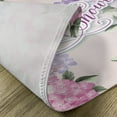 thumbnail image 5 of Ambesonne Shabby Flora Place Mats Set of 4, Bride Hydrangeas, Standard Size, Purple and Pale Pink, 5 of 6