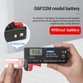 thumbnail image 4 of LOVEVER Digital LCD Universal Battery Tester (Model  BT - 168 PRO)  Battery Tester Volt Checker for AA AAA C D 9V 3.7V 1.5V Button Cell, 4 of 6