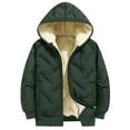 thumbnail image 2 of EnJoCho Kids Fleec𝖾 Jacket Boys Girls Unisex Zip Up Hooded Sher𝗉a Lined Winter Warm Hoodie Sweatshirt Pullover Jacket Thermal Insulated Cold Weather Outdoor Activewear Fleec𝖾 Lined Jacket, 2 of 4