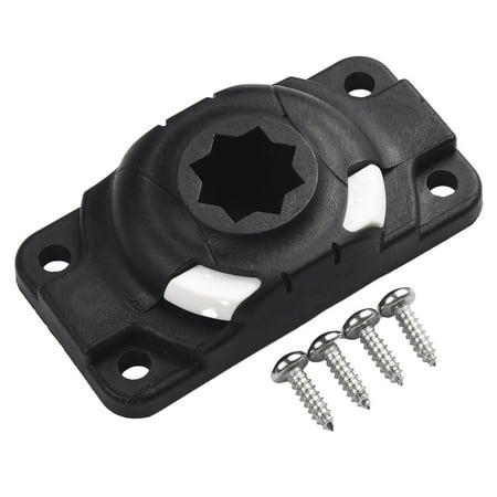 Mount Base Rod Holder Office Outdoor Garden 1 Set About 60g Accessories Black Fishing Functional Parts Plastic