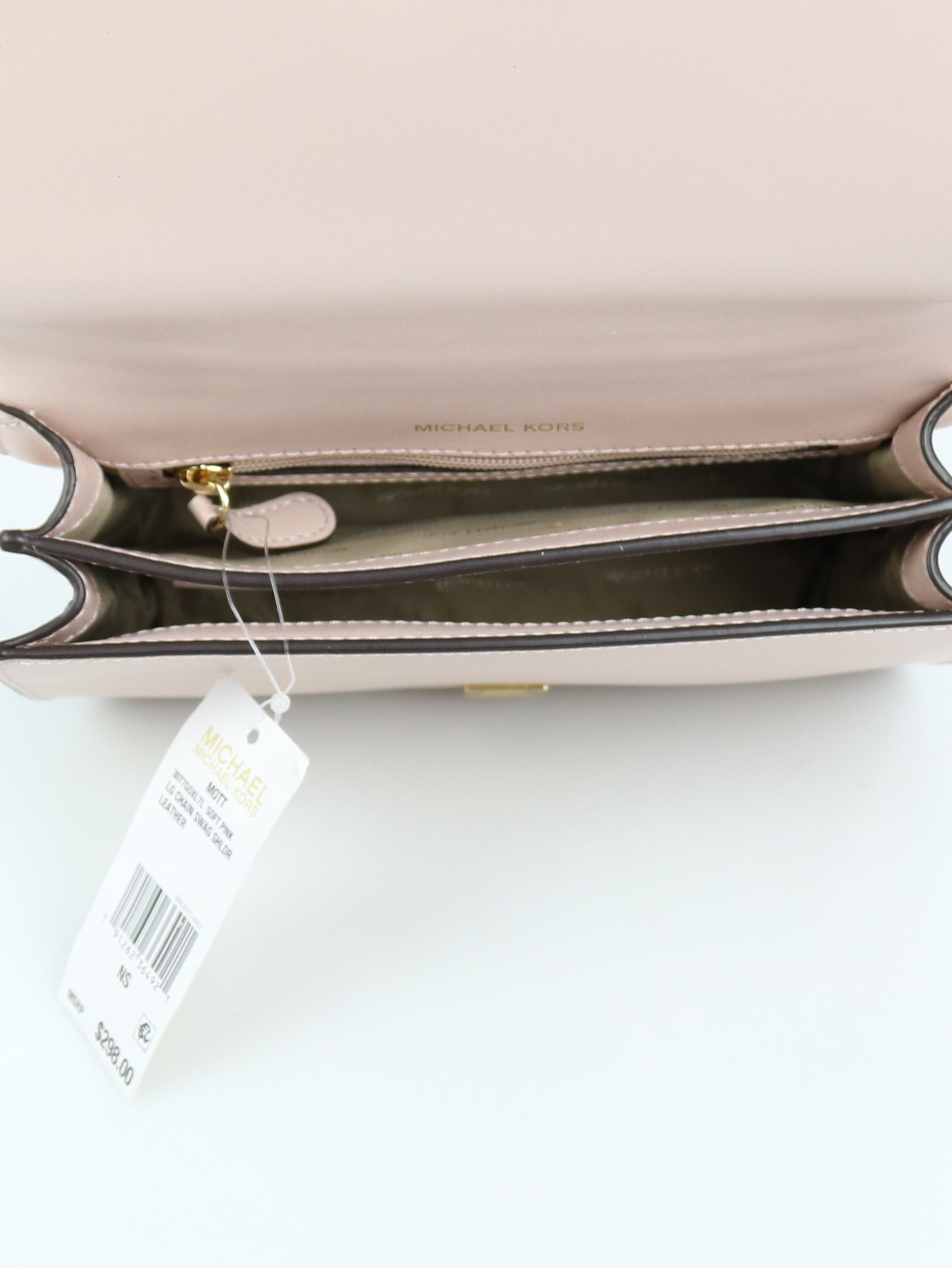 MICHAEL Michael Kors Mott Large Chain Swag Shoulder Soft Pink One Size:  Handbags